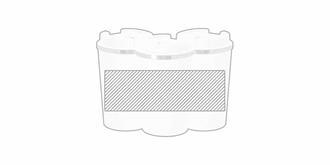 Gobelet isotherme à double paroi en acier Vaitou - Marquage autour