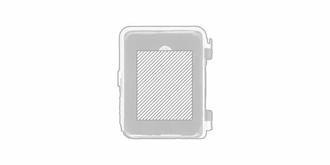 Loupe pliante avec grossissement 20x en métal Beta - Impression sur la boite