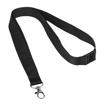OBG.PUB - Tour de cou en polyester lanyard Velmount Noir Tour de cou en polyester lanyard Velmount Noir