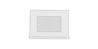 Porte-Crayons multifonction pliable en carton Zeme - Marquage Verso