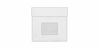 Lunch-Box thermique en papier recyclé Fokasa - Marquage Recto