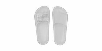 Tongs robuste et durable en EVA et PU Kirox - Impression Gauche