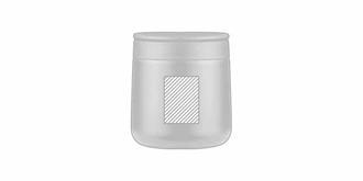 Tasse thermique en acier inox à double paroi Kirol - A l'avant