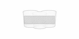 Verre en plastique PP flexible et résistant Jikok - Marquage Recto