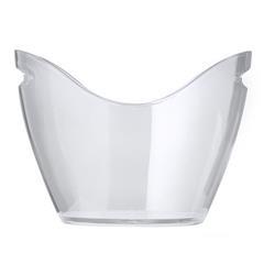 OBG PUB - Seau à glaçons transparent 8L en PP résistant Pina