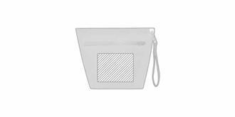 Porte-documents imperméable en PVC Comiks - Marquage Recto