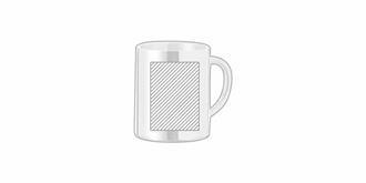 Tasse en acier inoxydable à double paroi 280ml Han - face 2