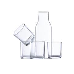 OBG PUB - Carafe et verres au design sobre en cristal Tenamo