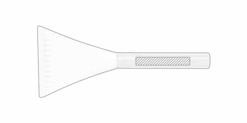 OBG.PUB - Grattoir à glace robuste en bambou Mionga - Marquage Recto Grattoir à glace robuste en bambou Mionga - Marquage Recto