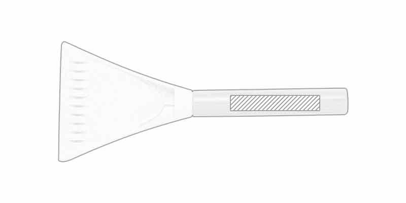 OBG.PUB - Grattoir à glace robuste en bambou Mionga - Marquage Verso Grattoir à glace robuste en bambou Mionga - Marquage Verso