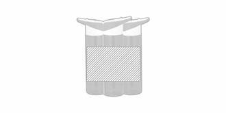 Bouteille avec ouverture facile en RPET Mary - Marquage autour