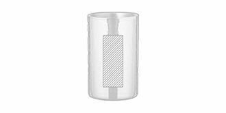Refroidisseur de bouteille 1L en acier inox Vagio - face 1