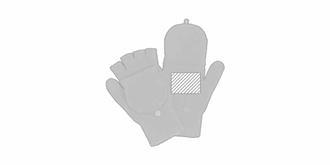 Gants en acrylique chaud et doux Dromy - Impression Droite