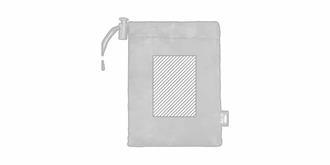 Masseur électrique en plastique recyclé Lalay - Impression pochette verso