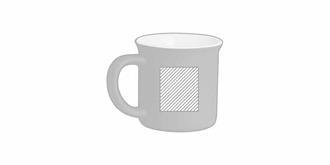 Tasse élégante en céramique 300ml Perino - face 1
