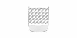 Tasse en céramique avec base en liège 420ml Gola - Marquage Recto