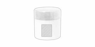 Pilulier avec étui en forme cylindrique Figaro - Marquage Verso