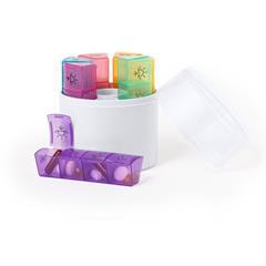 OBG PUB - Pilulier avec étui en forme cylindrique Figaro