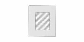 Porte-notes adhésives en carton recyclé Maizan - Marquage Recto