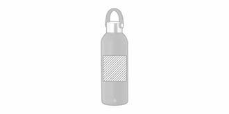 Bouteille isotherme 500ml en acier inoxydable Anto - Marquage Recto