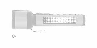 Lampe de poche puissante en aluminium Gethor - face 1