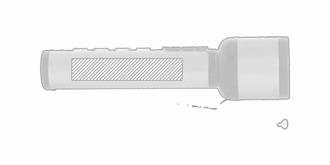 Lampe de poche puissante en aluminium Gethor - face 2