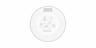 Frisbee amusant en paille de blé et ABS Olewa - Impression Haut