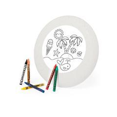 OBG PUB - Frisbee amusant en paille de blé et ABS Olewa