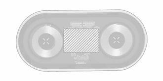 Double chargeur sans fil 15W base en bambou Solima - Marquage Recto