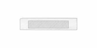 Support papier robuste en bois naturel Presta - Marquage Verso