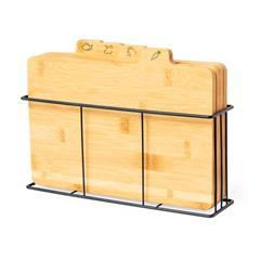 OBG PUB - Set Planche à découper en bambou robuste Checko