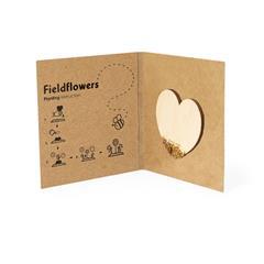 OBG PUB - Graines de fleurs présenté avec une carte Jolita