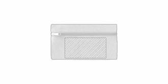 Trousse pratique et léger en coton recyclé Pianini - Marquage Recto