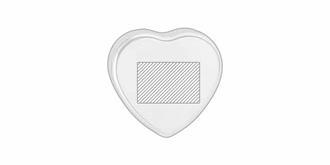 Baume Lèvres en forme de cœur arome vanille Hely - Marquage Recto