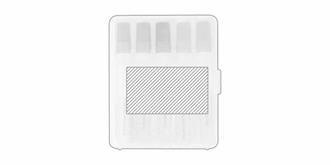 Spray protection solaire avec étui en PP Tanila - Marquage Recto