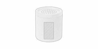 Haut-Parleurs avec connexion Bluetooth 3W Galome - Marquage Recto