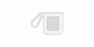 Câble chargeur en fibre de blé avec couvercle Hivo - Marquage Recto