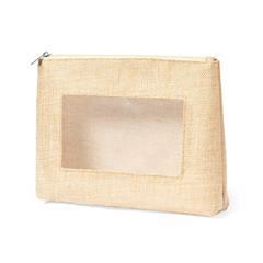 OBG PUB - Trousse à cosmétiques en polyester écru Solaf