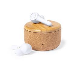 OBG PUB - Écouteurs Bluetooth 5.0 en liège et bambou Hiclo