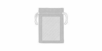 Sac de présentation robuste en polyester Saiki - Marquage Verso