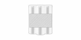 Boîte de présentation au format cylindrique Ymen - Marquage autour