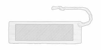 Marque-pages résistant en bambou avec cordon Asepa - face 2