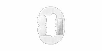 Masseur en bambou avec poignée ergonomique Alfa - face 1