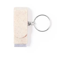 OBG PUB - Porte-clés support smartphone en paille de blé Sol