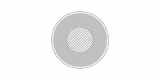 Chargeur sans fil circulaire en bambou Siao - Marquage Recto