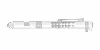 Stylo multifonction avec 7 utilisations Mirar - face 2
