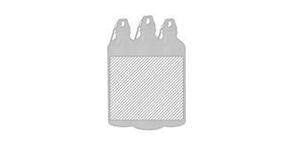 Bidon résilient de 800 ml en Aluminium Deby - Marquage autour