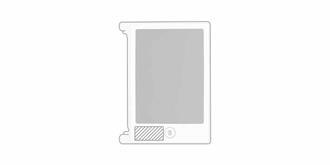 Tablette d'écriture LCD en plastique robuste Golam - Impression Gauche