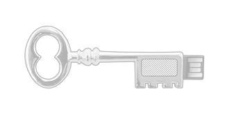 Clé USB clef de château Austin - Marquage Recto
