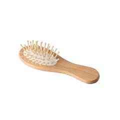 OBG PUB - Brosse à cheveux en bois avec dents en bambou Folk